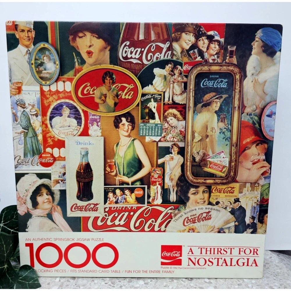 1982 Springbok 1000 Piece Puzzle - A Thirst for Nostalgia - Coca Cola 24